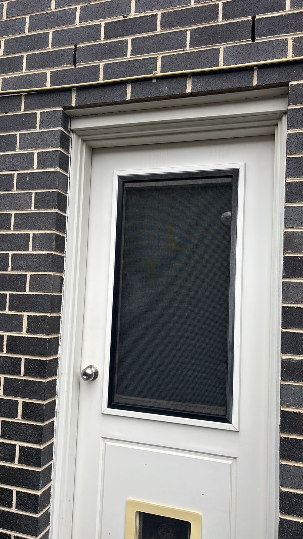 Brick veneer crack wide enough to let water in, a structural soundness item, found during a pre-purchase inspection in Braybrook