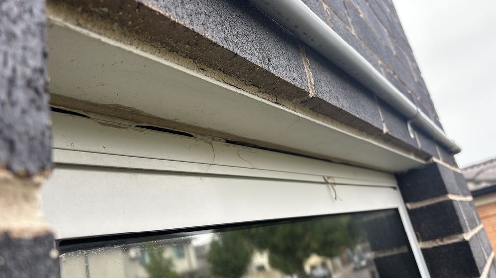Failed sealant in a wet area, a common starting point for damp and mould, found during a pre-purchase inspection in Braybrook